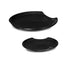 Ceramic Cut Plate Black Shiny